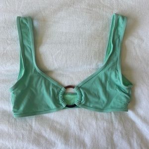 Revolve | House of Harlow Turquoise Bikini Top